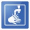 Wash hands sign