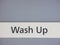 Wash up