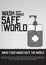 Wash your hands safe the world vector illustration