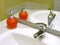 Washbasin and liquid soap