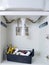 Washbasin plumbing fixtures