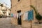 Washed clothes dried outside in the street in the ancient city of Matera Italy