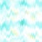 Washed teal blurry wavy ikat seamless pattern. Aquarelle effect boho fashion fabric for coastal nautical stripe