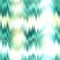 Washed teal blurry wavy ikat seamless pattern. Aquarelle effect boho fashion fabric for coastal nautical stripe