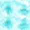 Washed teal blurry wavy ikat seamless pattern. Aquarelle effect boho fashion fabric for coastal nautical stripe