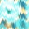 Washed teal blurry wavy ikat seamless pattern. Aquarelle effect boho fashion fabric for coastal nautical stripe