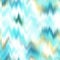 Washed teal wavy ikat seamless pattern. Aquarelle effect boho fashion fabric for coastal nautical stripe wallpaper