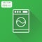 Washer icon. Business concept laundress pictogram. Vector