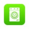 Washer icon green vector