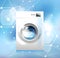 Washer. Modern household appliances