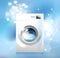 Washer. Modern household appliances