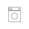 Washer vector icon. Simple element illustration from map and navigation concept. Washer vector icon. Real estate concept