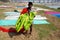 Washermen At Barakar River in India