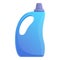 Washing cleaner bottle icon, cartoon style