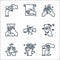 Washing hand line icons. linear set. quality vector line set such as faucet, hand washing, hand washing, money, tissue paper, wash