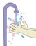 Washing hands