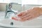 Washing hands