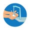 Washing hands illustration vector