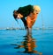 Washing in holy Ganga