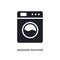 washing machine cleaning isolated icon. simple element illustration from cleaning concept icons. washing machine cleaning editable