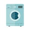 Washing machine. Clothes washer. House equipments. Appliance. Vector illustration in flat style.
