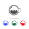 washing machine drum icon. Elements of washing in multi colored icons. Premium quality graphic design icon. Simple icon for