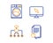 Washing machine, Internet and Restructuring icons set. Search file sign. Vector