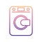 washing machine nolan icon. Simple thin line, outline vector of hotel icons for ui and ux, website or mobile application