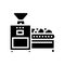 washing machine olive glyph icon vector illustration
