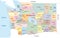 Washington administrative map