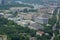 Washington buildings aerial view in Washington DC, USA