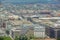 Washington buildings aerial view in Washington DC, USA