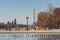 WASHINGTON, D.C. - JANUARY 09, 2014: Washington Monument with Birds in Foreground