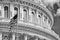 Washington DC Capitol detail in B&W