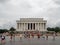 Washington DC, District of Columbia [United States US, Lincoln Memorial over Reflection pool, interior and exterior,