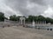 Washington DC, District of Columbia [United States US, World War II Memorial, park with Reflecting Pool, falling dusk