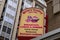 Washington, DC - May 9, 2019: Ollie`s Trolley, a famous restaurant in downtown DC, serves Ollieburgers, Olliefries, and is a