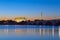 Washington, DC - Monuments reflecting on the Potomac River