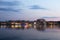 Washington DC National Harbor Waterfront at Night