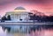 Washington DC Sunrise Jefferson Memorial Side View