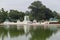 Washington, DC/USA - circa July 2015: Capitol Reflecting Pool and Ulysses S. Grant Memorial, Washington, DC