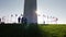 Washington DC, USA, October 2017: People are resting near the Washington Monument in the very center of the American