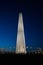 Washington Memorial at Dusk with Flags in Washington DC