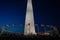 Washington Memorial at Dusk with Flags in Washington DC