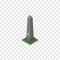 Washington Monument Isometric. Dc Memorial Vector Element Can Be Used For Monument, Washington, Dc Design