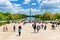 Washington monument and pool in National Mall Washington DC