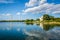 The Washington Monument, Thomas Jefferson Memorial and Tidal Basin, in Washington, DC.