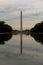 Washington Monument at Twilight on a Cloudy Day