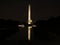 The Washington Monument with the U.S. Congress building at night