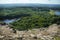 Wassel Reservoir and dike, west cliffs of Ragged Mountain, Connecticut.